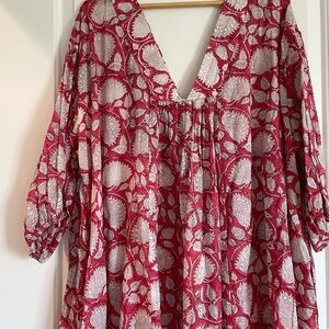 NWT cotton block print dress